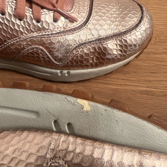 Size 8 - Nike Air Max 1 Cut Out Premium Bronze 2014 - Picture 7 of 9